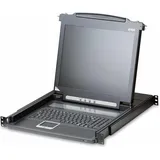 ATEN Konsolenregal 43,2 cm (17") 1280 x 1024 Pixel Schwarz 1U