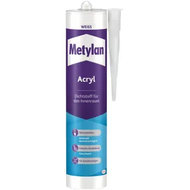 Metylan Wand & Decke Acryl Herstellerfarbe Weiß MAWD1 300ml,