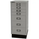 Bisley Aktenschrank MultiDrawer Schubladenschrank in Silber - Maße: H 67 x B 28 x T 38 cm grau|silberfarben