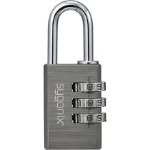 Sygonix SY-6932310 Vorhängeschloss 30mm 3-Digit Titan-Grau Zahlenschloss