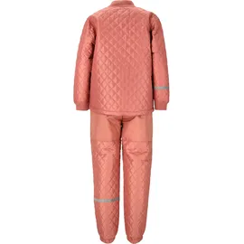 ZigZag Skianzug "Tiger", Kinder, Gr. 92, pink, 100% Polyester, kariert, Sportanzüge Skianzug, mit wärmender Steppung