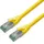 roline recycled material - Patchkabel Cat.6A S/FTP (PiMF), gelb, 1 m