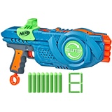 Nerf Elite 2.0 Flipshots Flip-8 Blaster, 8 Dart-Läufe für doppelte Feuerkraft, Kapazität für 8 Darts, 8 Nerf Darts