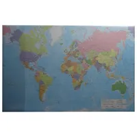 Livepac-Office Schreibtischunterlage 38,5x58,5cm / Weltkarte