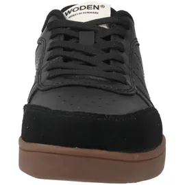 Woden Sportliche Schnürschuhe für Damen, schwarz 38 EU