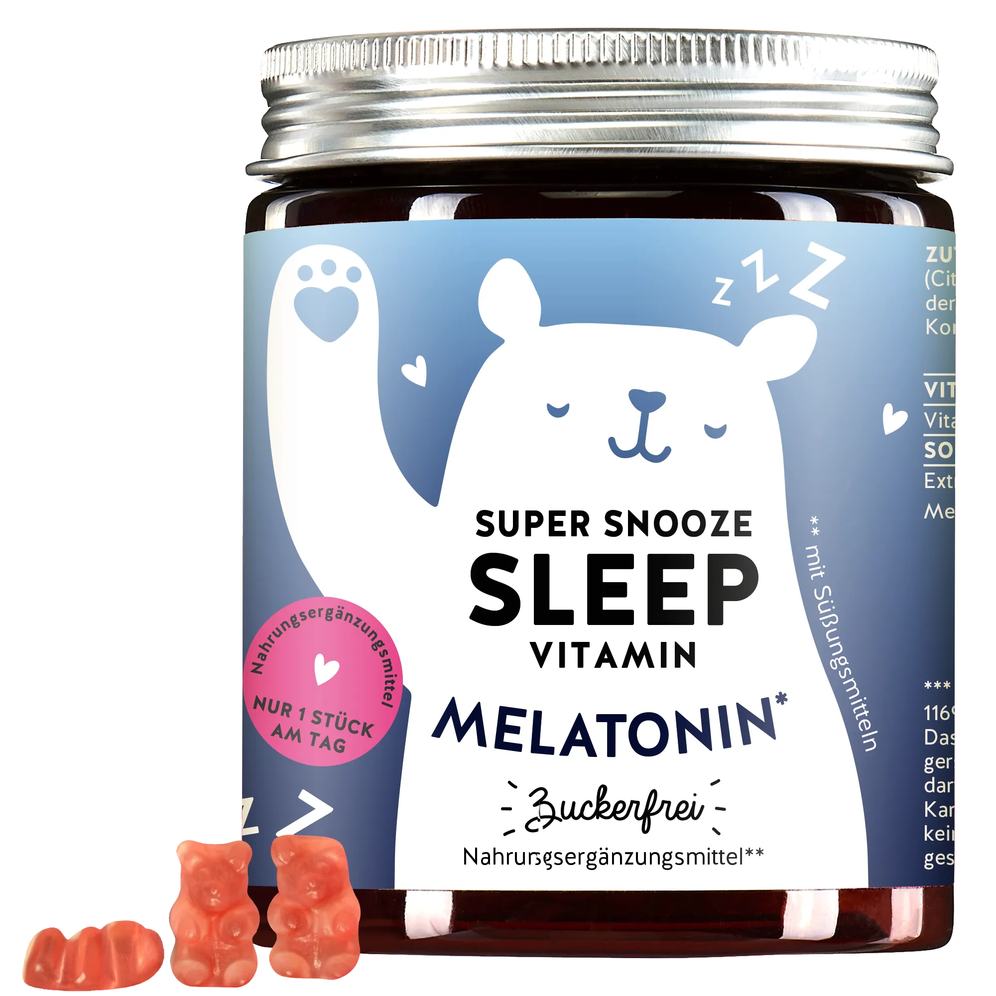 Super Snooze Sleep Vitamin Gummibärchen