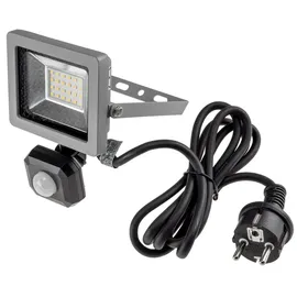 ChiliTec LED Aussenstrahler IP44 inkl. 1,5 m Kabel grau/schwarz