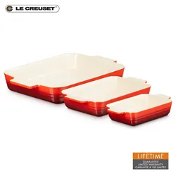 Le Creuset Auflaufform Set Kirschrot