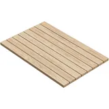 GGM Möbel TEAK | Bistro Außen Tischplatte im Teak Design | Fichte Holz | 160 x 90 x 3,5cm | Eiche | Rechteckig