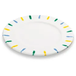 Gmundner Keramik Buntgeflammt, Dessertteller Gourmet (Ø18cm)