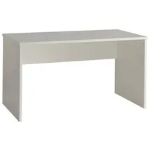 MID.YOU Jugendschreibtisch, Weiß, Holzwerkstoff, rechteckig, Wange, 65x75x140 cm, Arbeitszimmer, Schreibtische, Jugend- & Kinderschreibtische