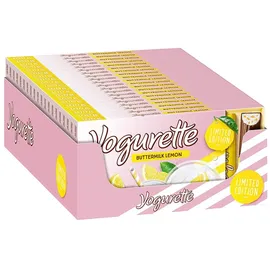 yogorette Yogurette Buttermilch Lemon Limited Edition 8 Sommer Riegel 100g