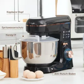 Homcom Knetmaschine 5,5L Schwarz
