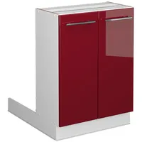 Vicco Kochinsel Fame-Line 60 x 82 x 30 cm Bordeaux