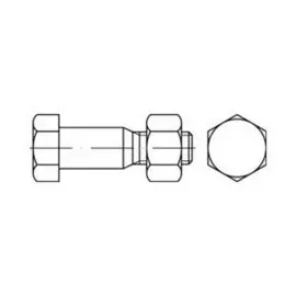 Industrial Quality Supplies Sechskantpassschraube DIN 7968 M24 x 80 1 Stück
