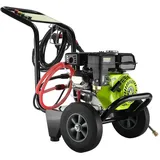 Benzin-Hochdruckreiniger, Terrassenreinger 240 bar, 10 L/min, 7 PS, 3500 PS, 2,6 GPM, 212 CCM, Benzinmotor, 8m Hochdruckschlauch, 5 Düsenaufsätze