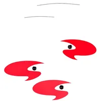 Flensted Mobiles Flensted Mobile, Kunststoff, Rot, 45 x 45