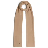 Tommy Hilfiger TH Flag Pima Cotton Cash Scarf Beige