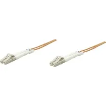 Intellinet Network Solutions Intellinet LWL Anschlusskabel 3.00m Orange [1x LC-Stecker - 1x LC-Stecker] 50/125 OM2