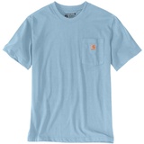 CARHARTT Relaxed Fit Heavyweight K87 Pocket T-Shirt, blau, Größe 2XL