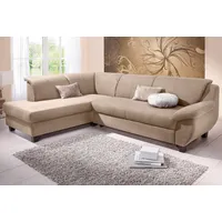 Home Affaire Ecksofa »Yesterday L-Form«, wahlweise mit Bettfunktion, auch in Cord beige