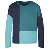 Trollkids Longsleeve VERDAL, Marine/Teal-Blau/Wasserblau, Gr. 110