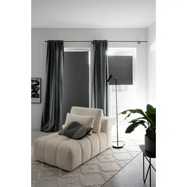 Schöner Wohnen Wabenplissee Thermo Sina 80 x 220 cm grau