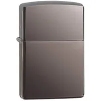 Zippo Sturmfeuerzeug - Black Ice, Base Model - Nachfüllbar - Wiederverwendbar - Windfestes Design - Geschenkbox - Made in USA