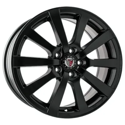 Platin P58 Matt Black 8x18 ET 45 5/112 Alufelge Schwarz
