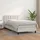 vidaXL Boxspringbett mit Matratze Weiß 90x200 cm Kunstleder