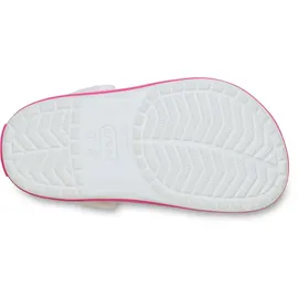Crocs Toddler Crocband Clog White/Pink Crush 28,5
