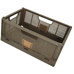 Klappbox Aufbewahrungsbox 50 x 33 cm braun Klapp- und stapelbar