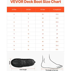 Vevor Gummistiefel mit Stahlkappe Schutzschuhe, wasserdichte Regen-Angelstiefel, rutschfeste Arbeitsschuhe für den Außenbereich, für Fertigung, Bau, Landwirtschaft, Größe 12 US