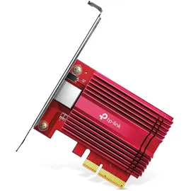 TP-Link Archer TX401 10Gbit/s PCIe Adapter, 1,5 m CAT6A-Ethernet-Kabe, kompatibel mit Windows 11/10/8.1/8/7, Windows Servern und Linux, Platzsparender Einsatz, Kühlkörper
