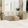 vidaXL Garten-Lounge-Set 6-tlg. beige