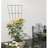 powertec Gitterspalier V-förmig 150 x 0 cm Grau