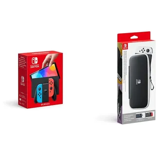 Nintendo Switch OLED-Modell neon-blau/neon-rot
