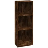 vidaXL Bücherregal 3 Fächer Räuchereiche 40x24x109 cm Holzwerkstoff