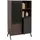 MCW MCW-O40 Hochschrank 79 x 138 x 40 cm Walnuss-Optik
