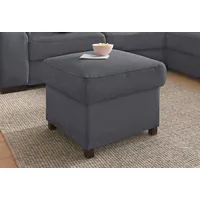 sit&more Polsterhocker Montego 58 x 46 x 58 cm Grau