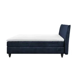 Ruf Boxspringbett Aurelia ¦ blau ¦ Maße (cm): B: 210 H: 114