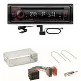 Kenwood KDC-BT450DAB Bluetooth DAB CD Einbauset für Citroen Berlingo bis 2007