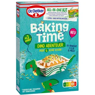 Dr. Oetker Baking Time Dino Abenteuer spannende Backmischung 300g