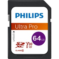 Philips SDXC Pro Speed 64GB Class 10 UHS-I V30