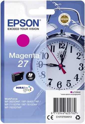 Epson Druckerpatrone T2703, 27 Original Magenta C13T27034012