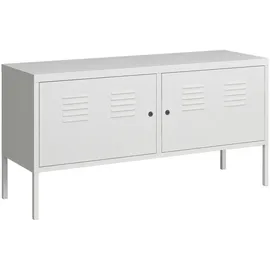 [en.casa] Sideboard Pyhtää 118 x 40 x 60 cm Weiß