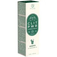 SECRET PLAY Stimulationsgel CLIT PWR Mojito, Flasche mit 15ml, 1-tlg., vibrierender Klitoris-Balsam für ein unvergessliches Orgasmus-Erlebnis