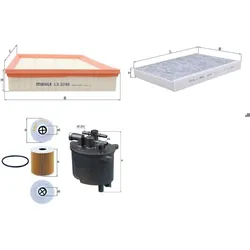 Knecht Filter-paket Set Passend Für Land Rover Discovery L550 Evoque L538: Filter, Innenraumluft Continental: 28000211882 Febi Bilstein: 27923 Kolbens