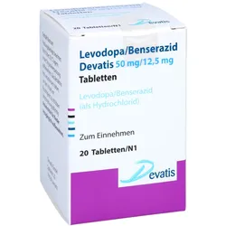 LEVODOPA/Benserazid Devatis 50mg/12,5mg Tabletten 20 St