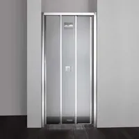 Kiamami Valentina 110 cm Dusche Nischentür drei Schiebetüren